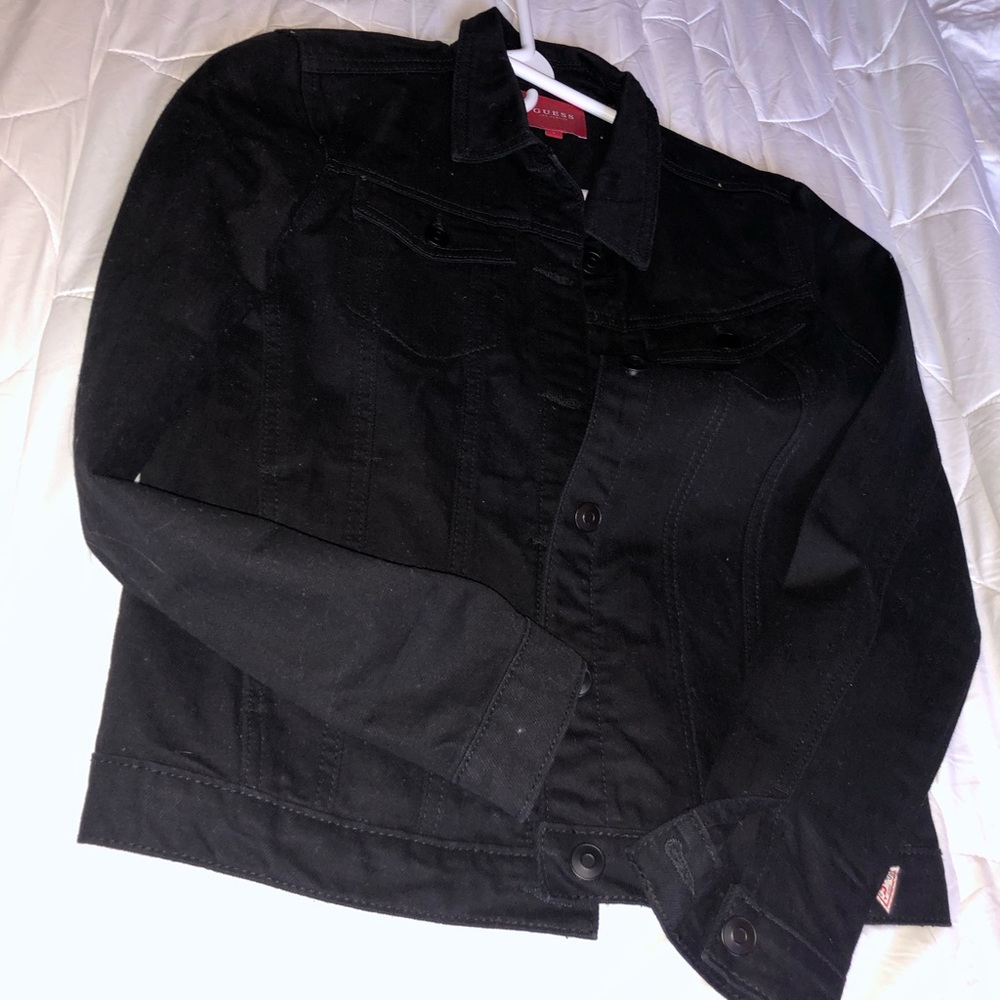 Guess black jean jacket